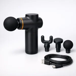 FitGear Point Mini Massage Gun (6 Speeds, Type-C) – Portable Muscle Recovery Massager in Pakistan